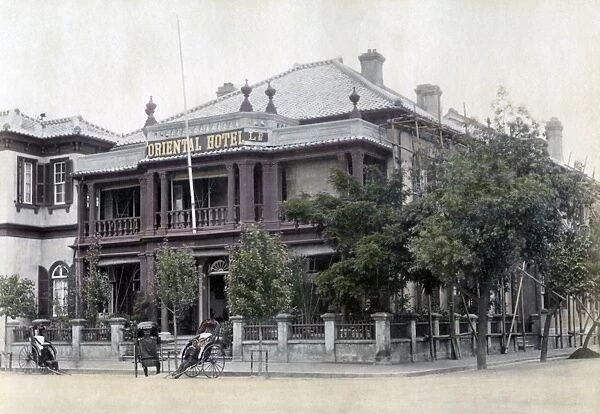 Oriental Hotel, Kobe, Japan, circa 1890