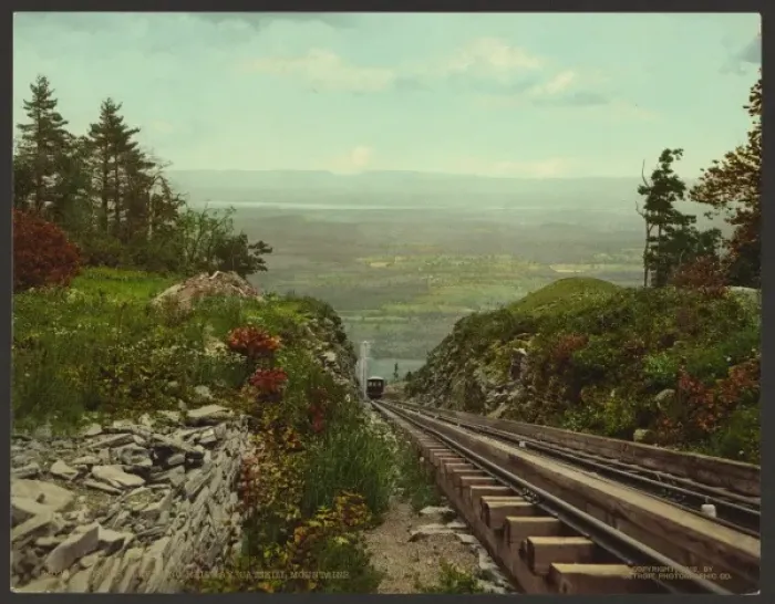 Framed Print : The Otis Elevating Railway, Catskill Mountains Print c1902 Framed Print : The Otis Elevating Railway, Catskill Mountains Print c1902