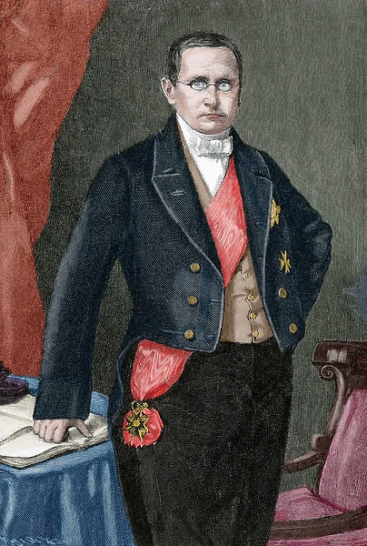 Otto Theodor von Manteuffel (1805-1882). Conservative Prussi
