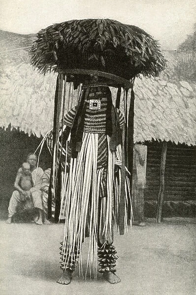 Ovra dancer, Ebo tribe, Benin, Nigeria, West Africa
