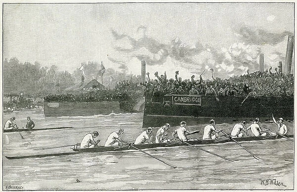 Oxford Cambridge 1892 Transport Boating Boat