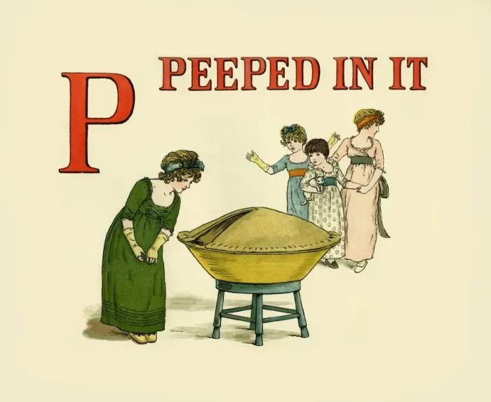 Framed Print : Mary Evans Print: P Peeped in it Framed Print : Mary Evans Print: P Peeped in it