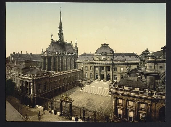 Palais de Justice and Holy Chapel (i. e. Sainte-Chapelle), P