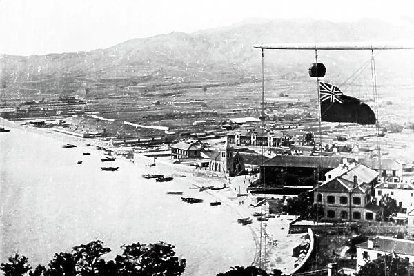 Panorama of Yantai, China, early 1900s