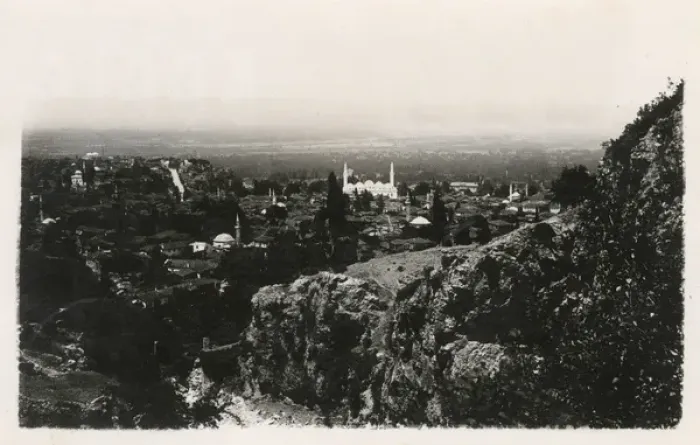 Framed Print : Panoramic View of Bursa, Turkey Print - 1932 Framed Print : Panoramic View of Bursa, Turkey Print - 1932