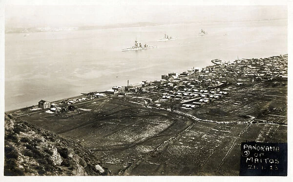 Panoramic view of Maitos, Chanakkale, Turkey. Date: 1923