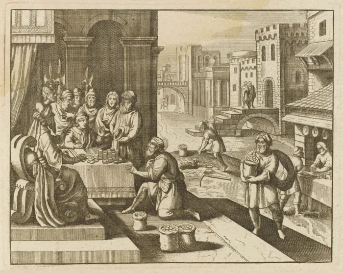 Framed Print : Print of Parable of the Talents Framed Print : Print of Parable of the Talents