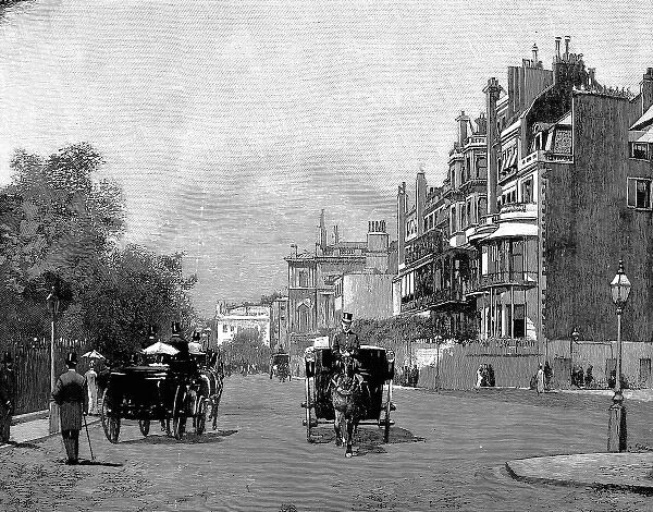 Park Lane, London, 1895