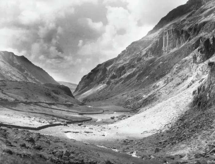 Framed Print : Print of the Pass of Llanberis landscape Framed Print : Print of the Pass of Llanberis landscape