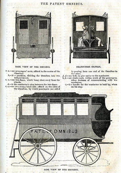 The Patent Omnibus - The Mirror magazine April 1840