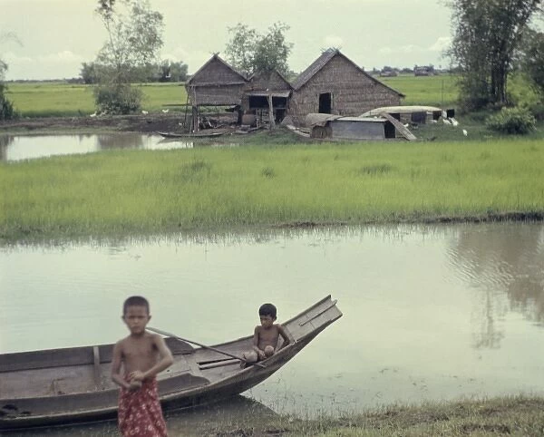 Peasant home near Ayuthaya - Thailand