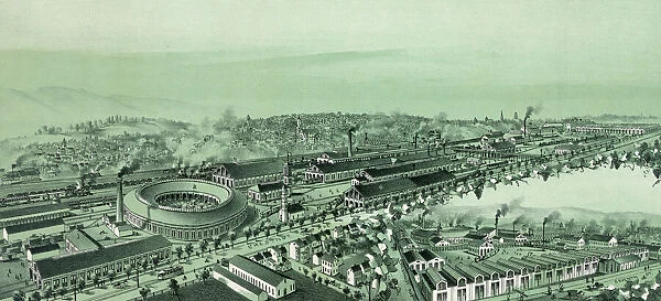 Penn a R. R. car shops, Altoona Pennsylvania. 1895