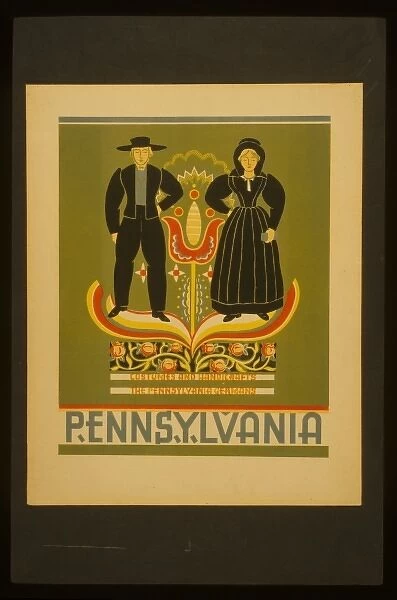 Pennsylvania Costumes and handicrafts, the Pennsylvania Germ
