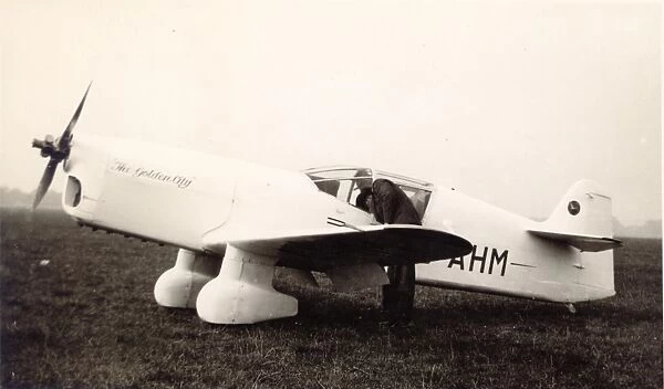 Percival E2 Mew Gull, ZS-AHM (later G-AEXF)