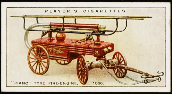 Framed Print : Piano-Type Fire Engine Print Framed Print : Piano-Type Fire Engine Print
