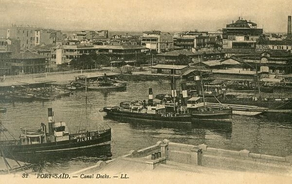 Pilot Tugs - Harbour at Port Said