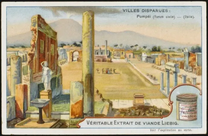 Framed Print : Print of Pompeii Vanished