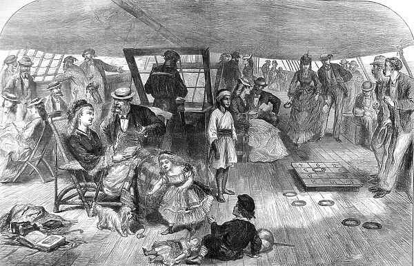 The Poop Deck of a P. &O. Liner, Red Sea, 1872