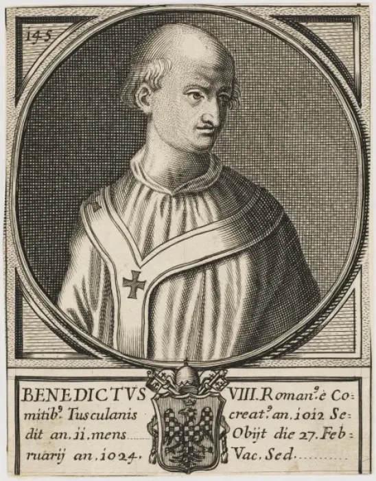 Framed Print : Print of Pope Benedict IX