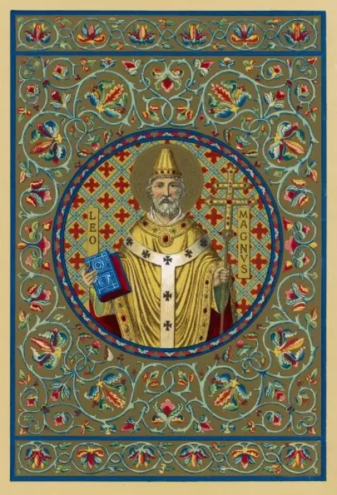 Framed Print : Pope Leo I Print Framed Print : Pope Leo I Print