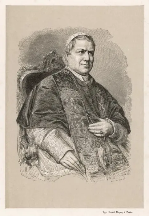 Framed Print : Print of Pope Pius IX Framed Print : Print of Pope Pius IX
