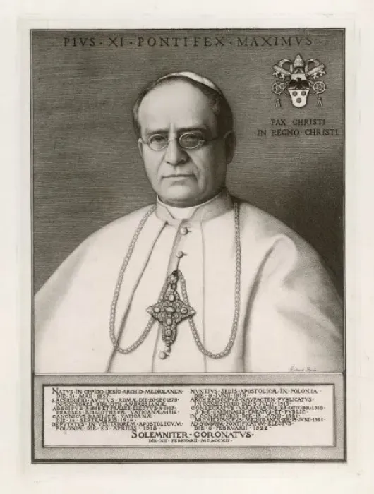 Framed Print : Pope Pius XI Print Framed Print : Pope Pius XI Print
