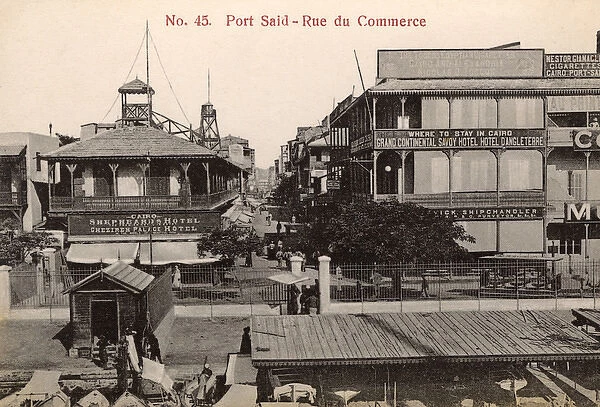 Port Said - Rue de Commerce - Egypt