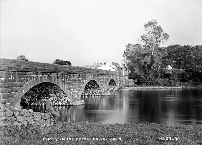 Framed Print : Portglenone Bridge Print circa early 1900s Northern Ireland Framed Print : Portglenone Bridge Print circa early 1900s Northern Ireland