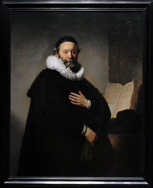Portrait of Johannes Wtenbogaert (1557-1644), 1633, by Rembr