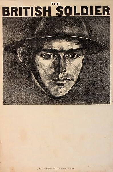 Portrait of a soldier by Eric Kennington