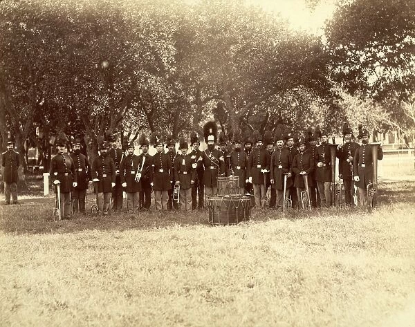 The post band, Fort Monroe, Va. December, 1864