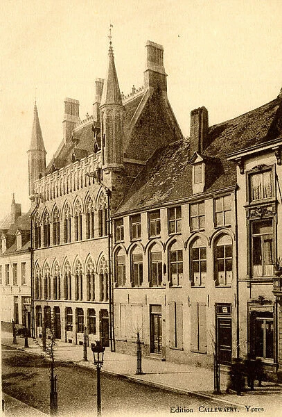 Post Office, Ypres - postcard