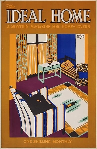 Poster advertising The Ideal Home magazine