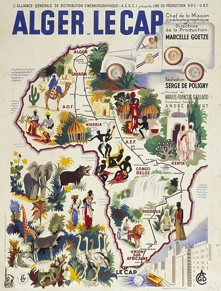 Poster of Africa for a film distributor, AGDC