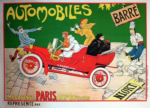 Poster, Barre Cars, Paris
