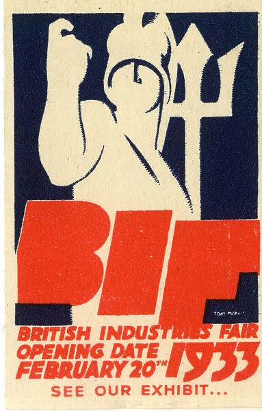 Poster design, British Industries Fair 1933