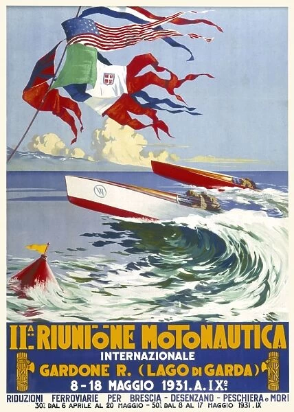 Poster for Speedboat Race - Lake Garda