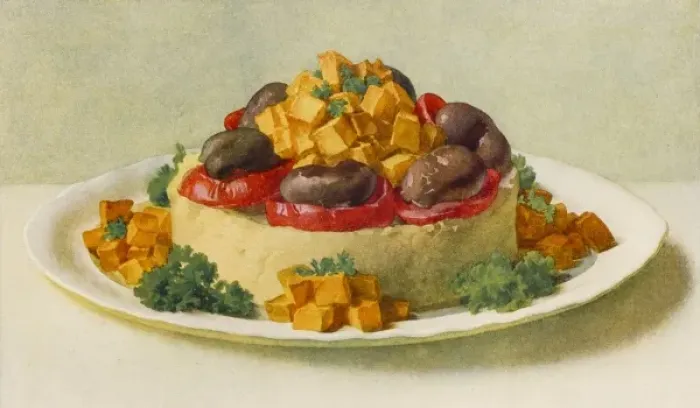Framed Print : Potato and Tomato Print