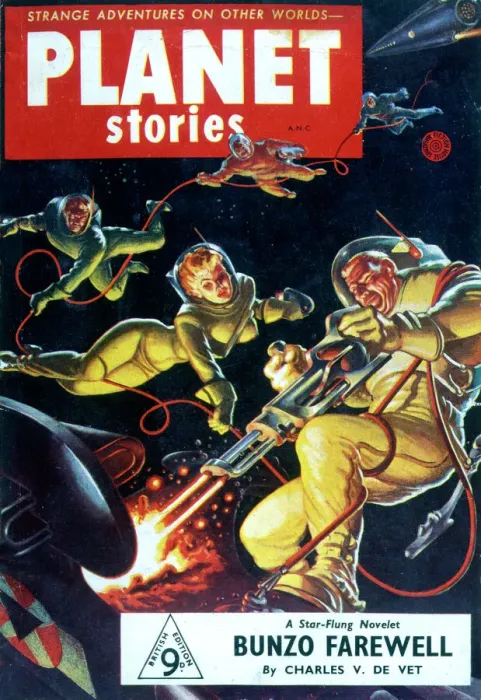 Framed Print : 1950 Sci-Fi Print: Preview of Peril Framed Print : 1950 Sci-Fi Print: Preview of Peril