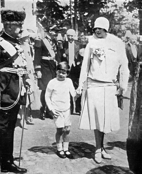 Princess H鬨ne and Crown Prince Michael of Romania
