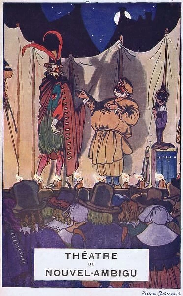 Programme cover for Theatre Du Nouvel -Ambigu, Paris, 1919-