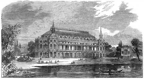 Proposed Concert Hall, Surrey Gardens, 1856