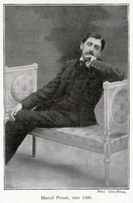 Framed Print : Marcel Proust Print: Portrait of a French Writer on an Ornate Sofa Framed Print : Marcel Proust Print: Portrait of a French Writer on an Ornate Sofa