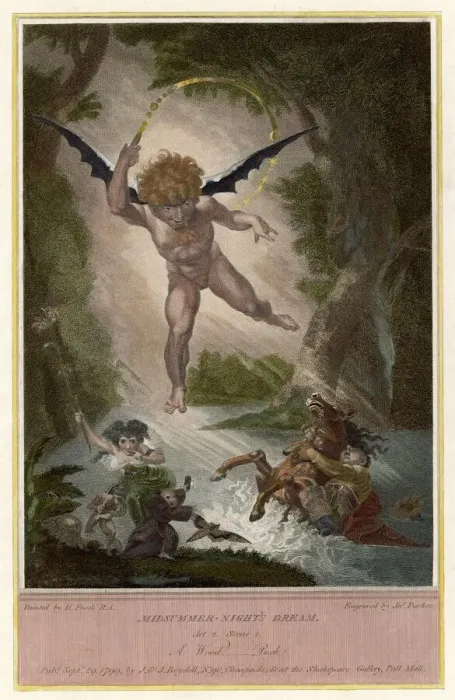 Framed Print : Mary Evans Print of Fuseli's Puck Framed Print : Mary Evans Print of Fuseli's Puck