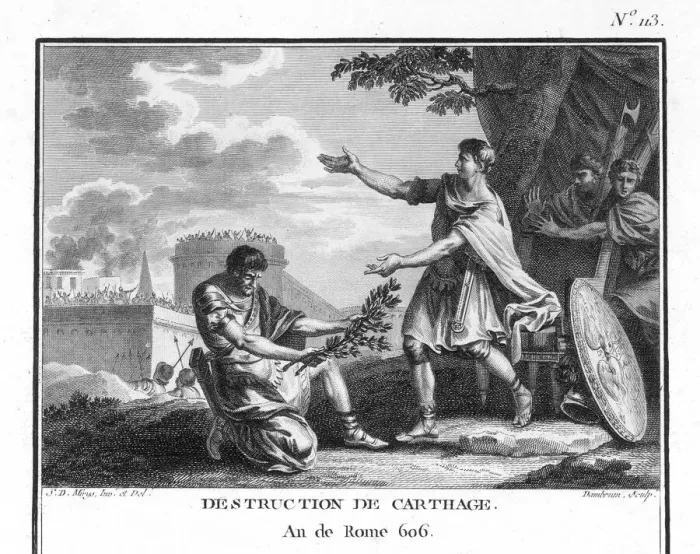 Framed Print : Punic War Print: Scipio Blockades Carthage Framed Print : Punic War Print: Scipio Blockades Carthage