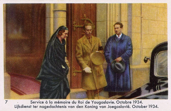 Queen Astrid of Belgium & King Leopold III, Memorial Service