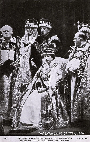 Queen Elizabeth IIs coronation at Westminster Abbey