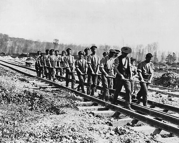 Railway construction in France, Western Front, WW1