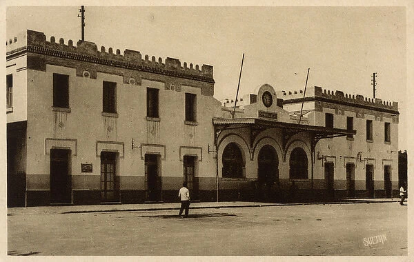 Railway station building, Sousse, Tunisia, North Africa