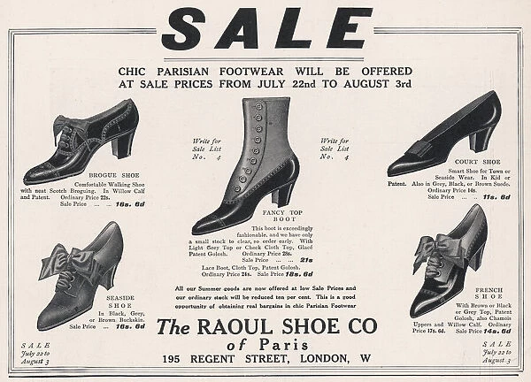 Raoul Shoe Company 1912